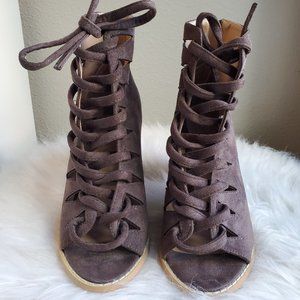 Lace up heels